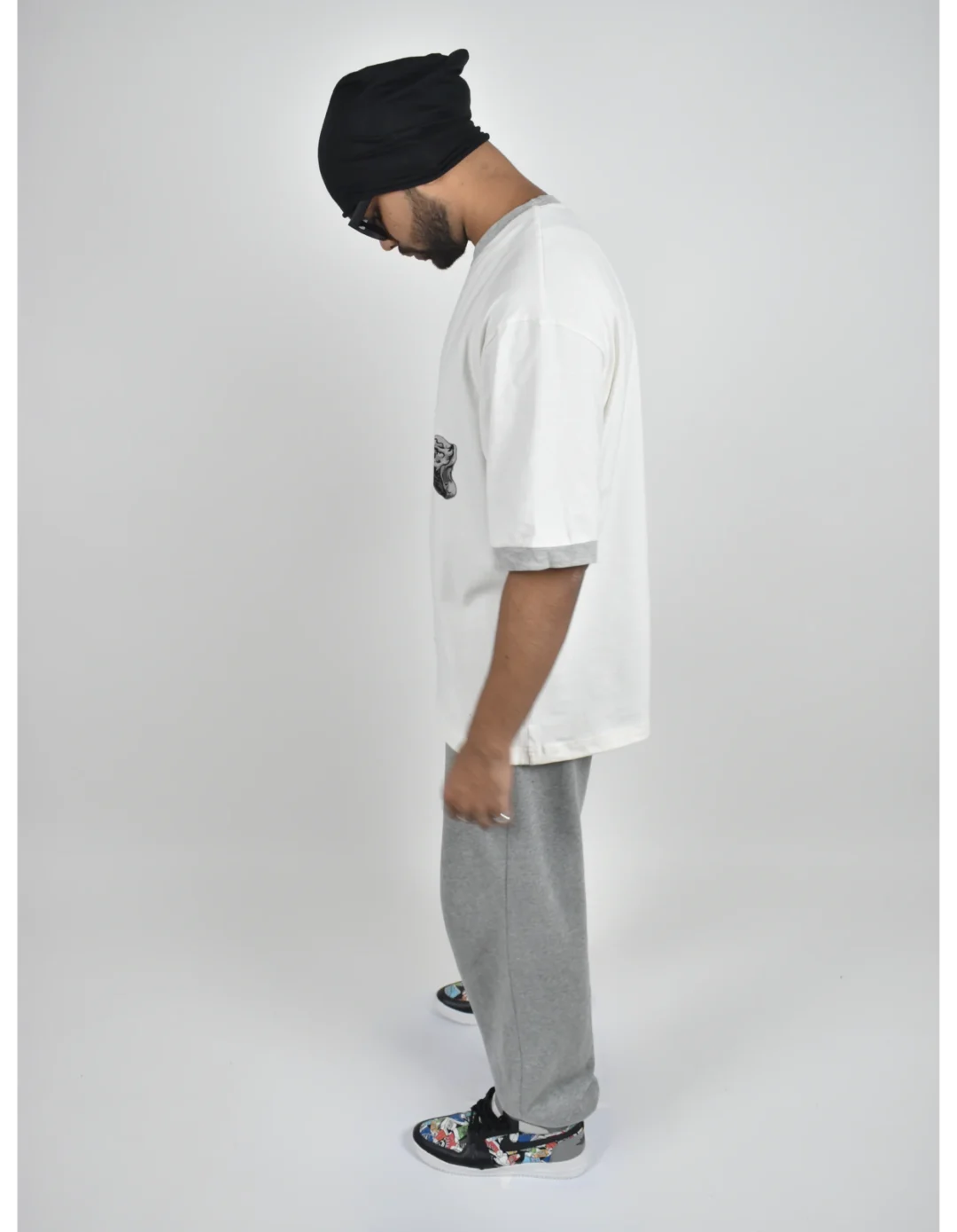 Whitebeard Oversized Off-White Tshirt - Image 3