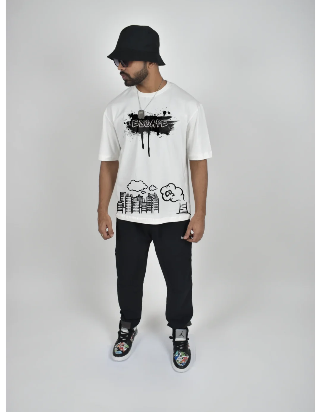 Urban Escape Emission Off-White Tee - Image 2