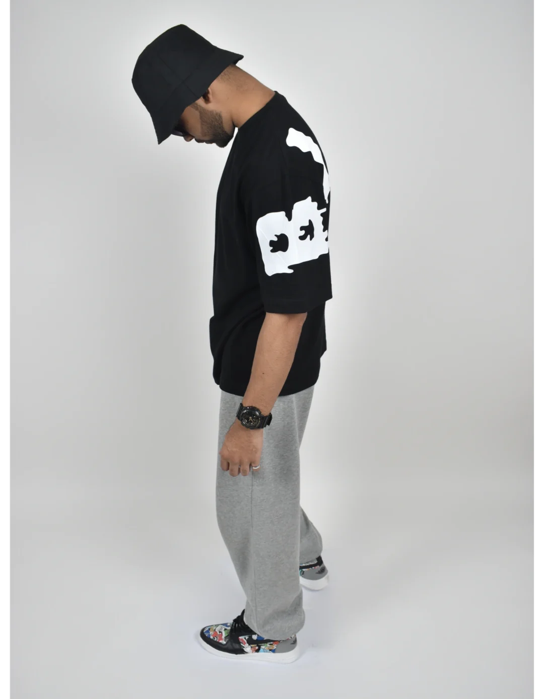 Back in Black Oversized Tshirt - Image 4