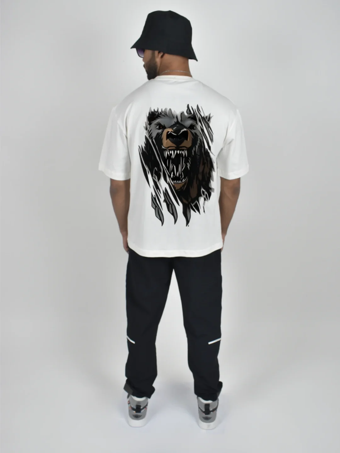 Wild Grizzly Oversized Tshirt - Image 2