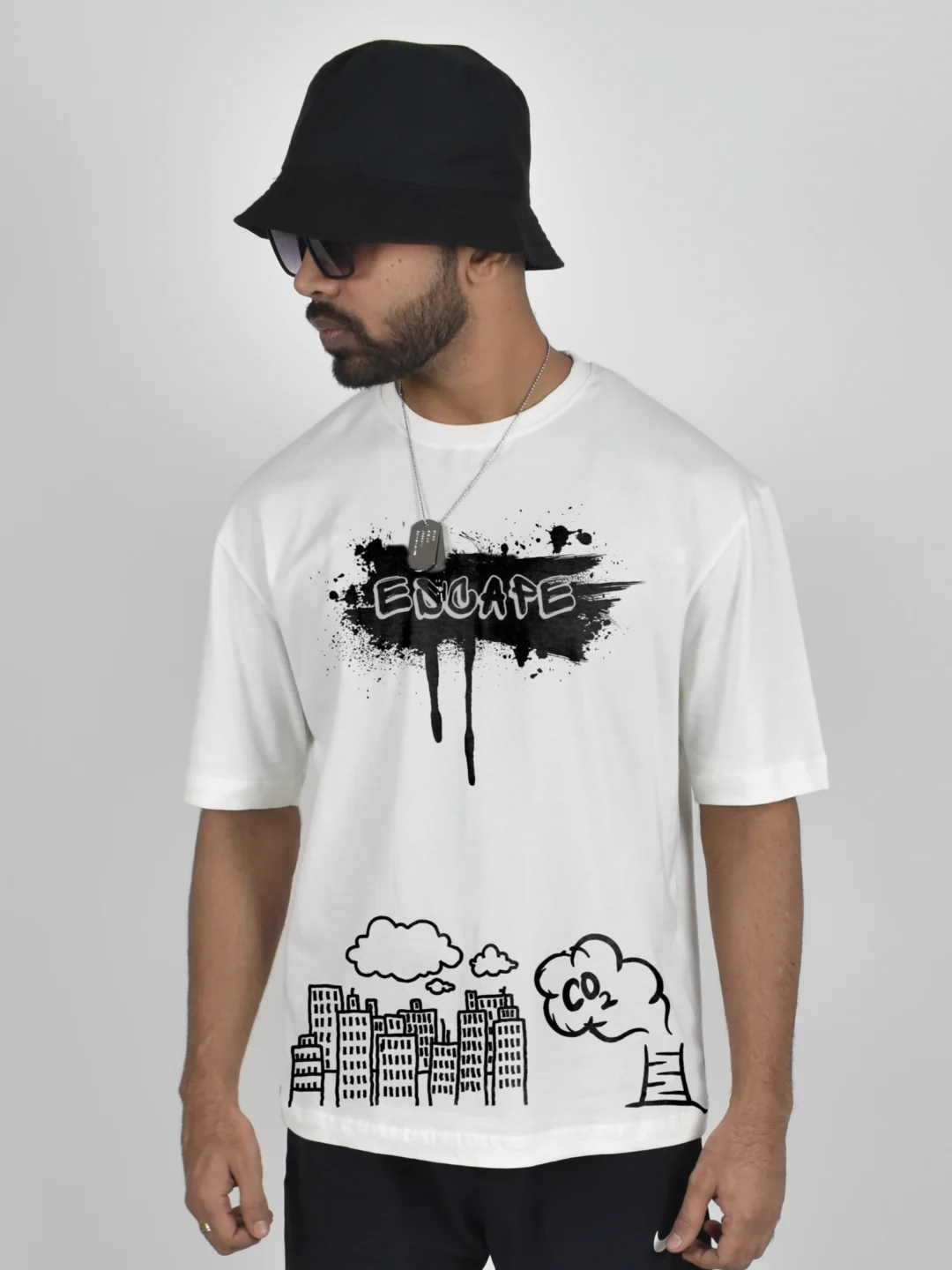 Urban Escape Emission Off-White Tee